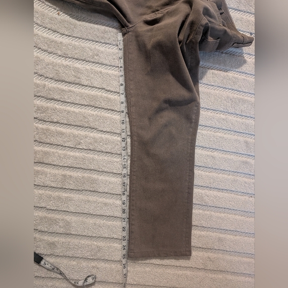 Mother High Waisted Rascal Ankle Step Fray in Olive Green 32" Women's Pants - Picture 12 of 12